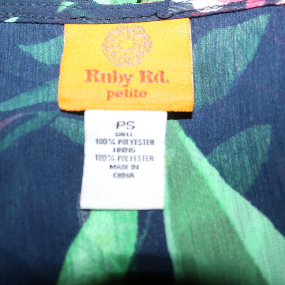 Ruby Rd petite small 2 tops layered look pretty - Picture 6 of 11